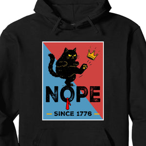 No Kings in America Black Cat Shirt, Anti-Trump Protest Shirt, Patriotic Democracy Shirt, No Kings in America, Not my President Shirt 682481