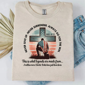 Charlie Kirk Inspirational Faith Sweatshirt | Justice For Charlie Kirk Pullover | Conservative Free Speech Sweater | Human Rights Apparel 682848