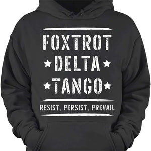Foxtrot Delta Tango Shirt – Bold 8647 Anti Trump FDT Shirt, Resist Political T-Shirt, Pro Roe v. Wade Republican Protest Dark Shirt 682188