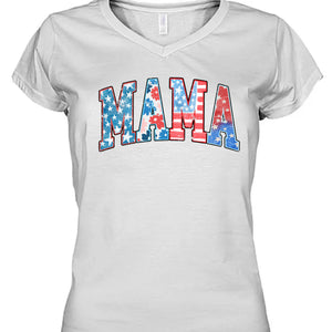 American Mama Shirt | 4th Of July T-Shirt | Patriotic Tee | Gift For Mother | Independence Shirt 682313