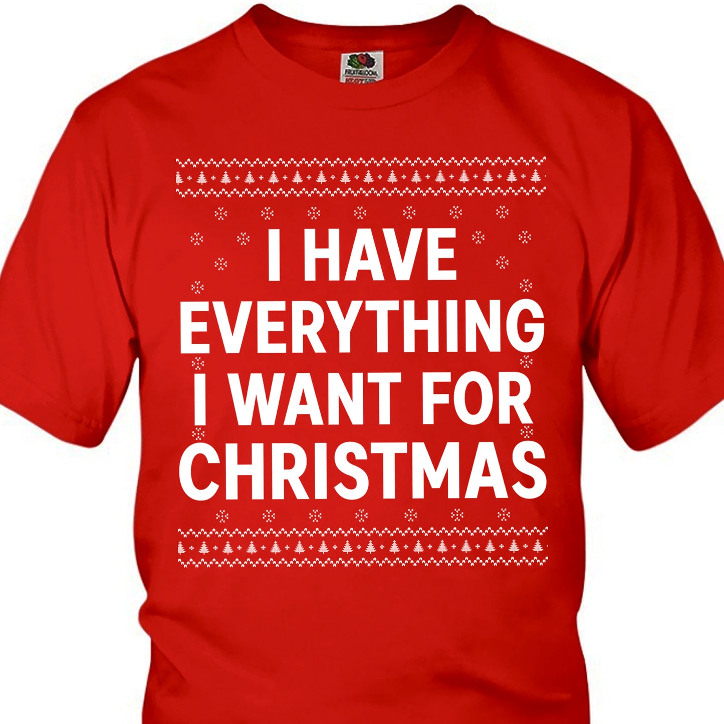 I Have Everything I Want For Christmas, Couple Matching Christmas Shirt, Personalized Custom Couple Sweatshirt T1324