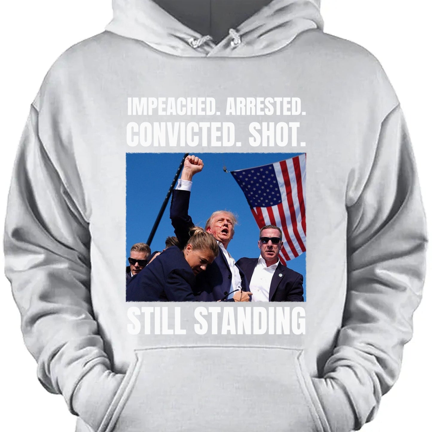 Trump Still Standing | Trump Fight 2024 Shirt Pennsylvania Rally | Donald Trump Shirt Dark T1160 - GOP