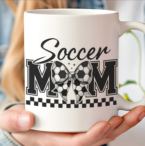 Retro Coquette Soccer Mom Mug – Sporty Mother’s Day Gift for Mom, Fun Retro Coffee Mug for Sporty Moms 682149