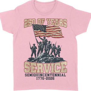 250 Years Of Service Shirt | Happy 250th Birthday USA Shirt | America 250th Anniversary Tee | Independence Day T-Shirt 682562