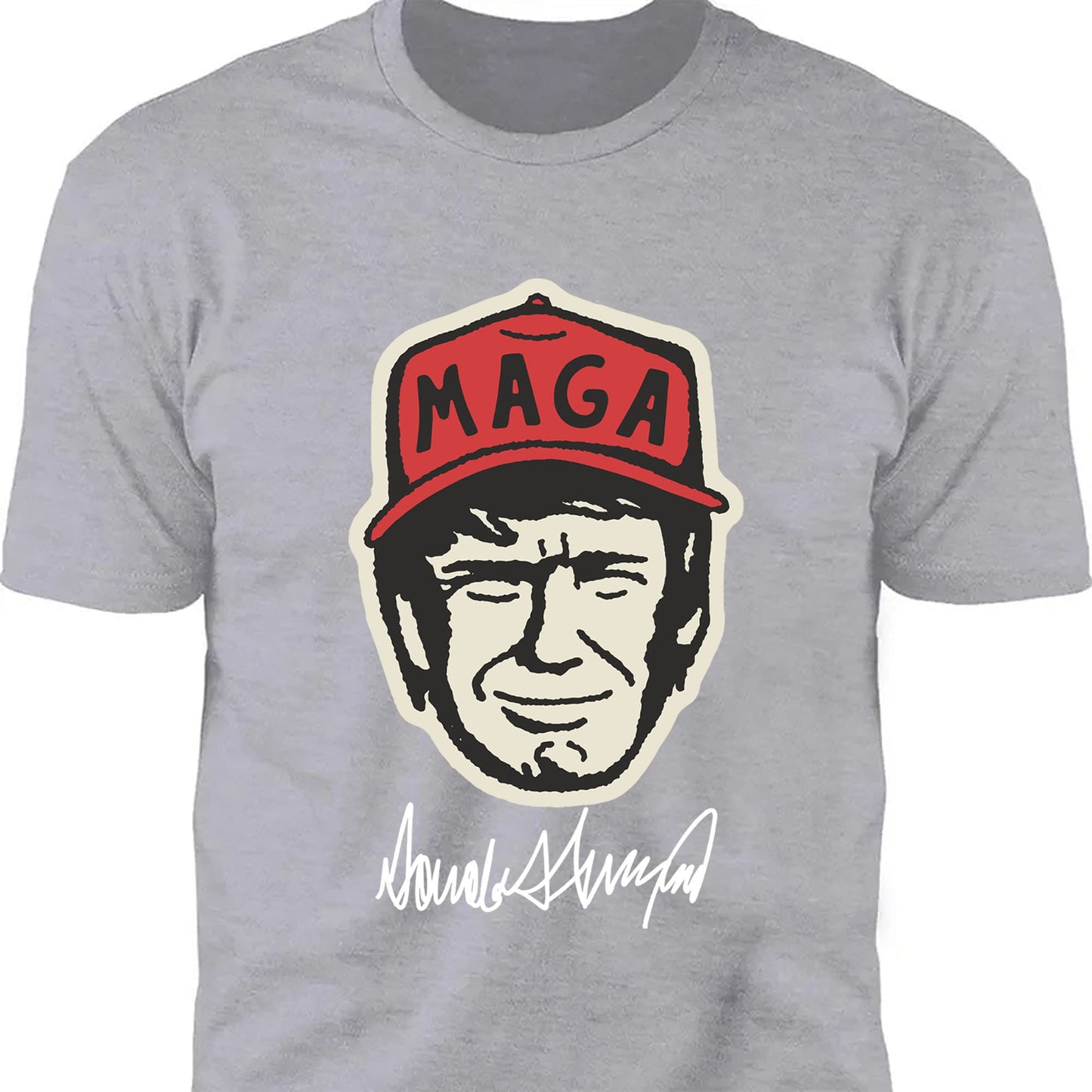 Trump MAGA Hat Cartoon Shirt | Trump 2024 Shirt | Trump Supporter Shirt Dark T1588 - GOP