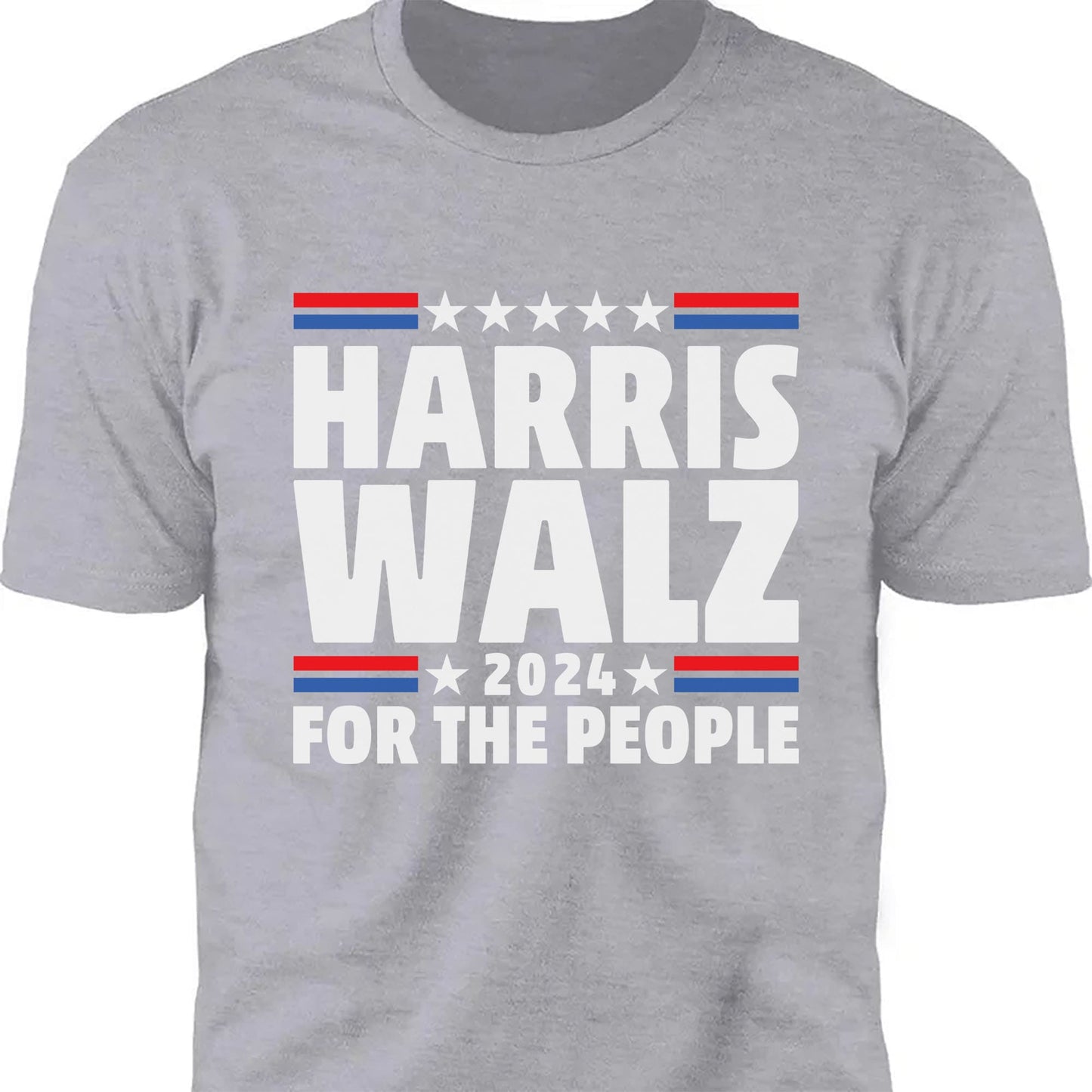 Harris Walz For The People | Kamala Harris 2024 Shirt | Tim Walz Shirt | Democrat Shirt Dark T1251 - KH2
