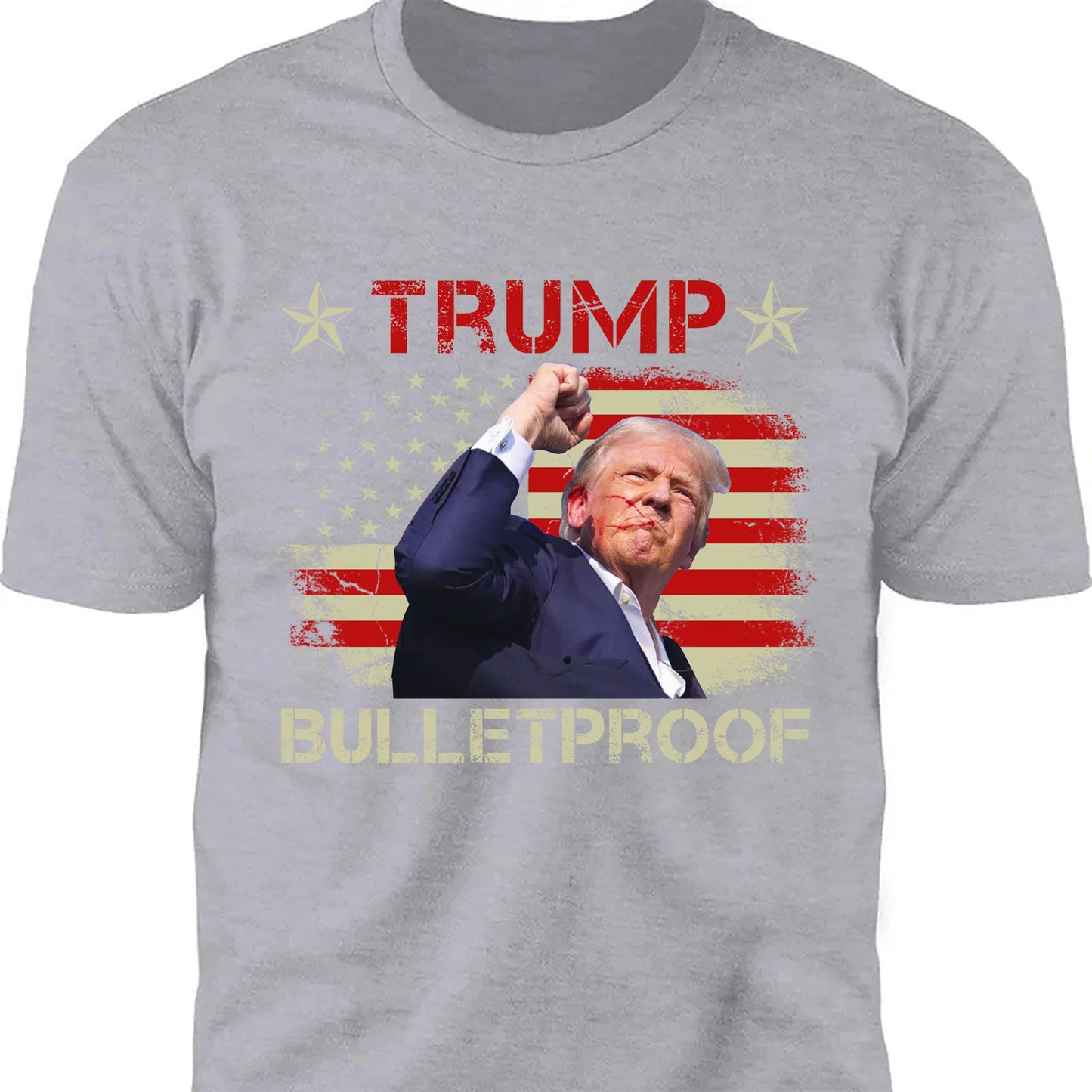 Bullet Proof | Trump Fight 2024 Shirt Pennsylvania Rally | Donald Trump Shirt Dark T1151 - GOP