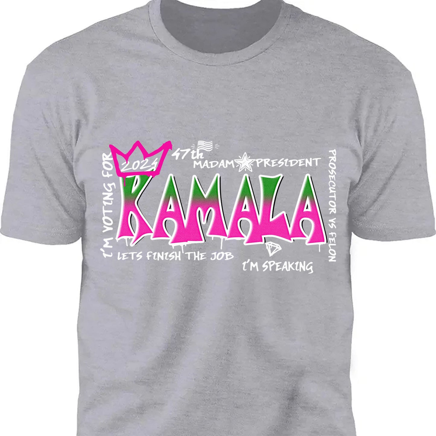 Kamala Graffiti Shirt | Kamala Harris 2024 Shirt | Democrat Shirt Dark T1242 - KH2