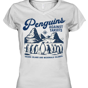 Penguins Against Tariffs Shirt – Funny 8647 Anti Trump Shirt, Resist Penguins Tariff Protest Bright T-Shirt, Anti MAGA Political Tee 682193