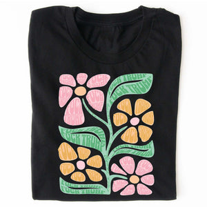 Subtle Floral 8647 Anti Trump Shirt – Progressive Fuck Trump Tee For Democrats And Pro-Democracy Supporters Dark Shirt 682197