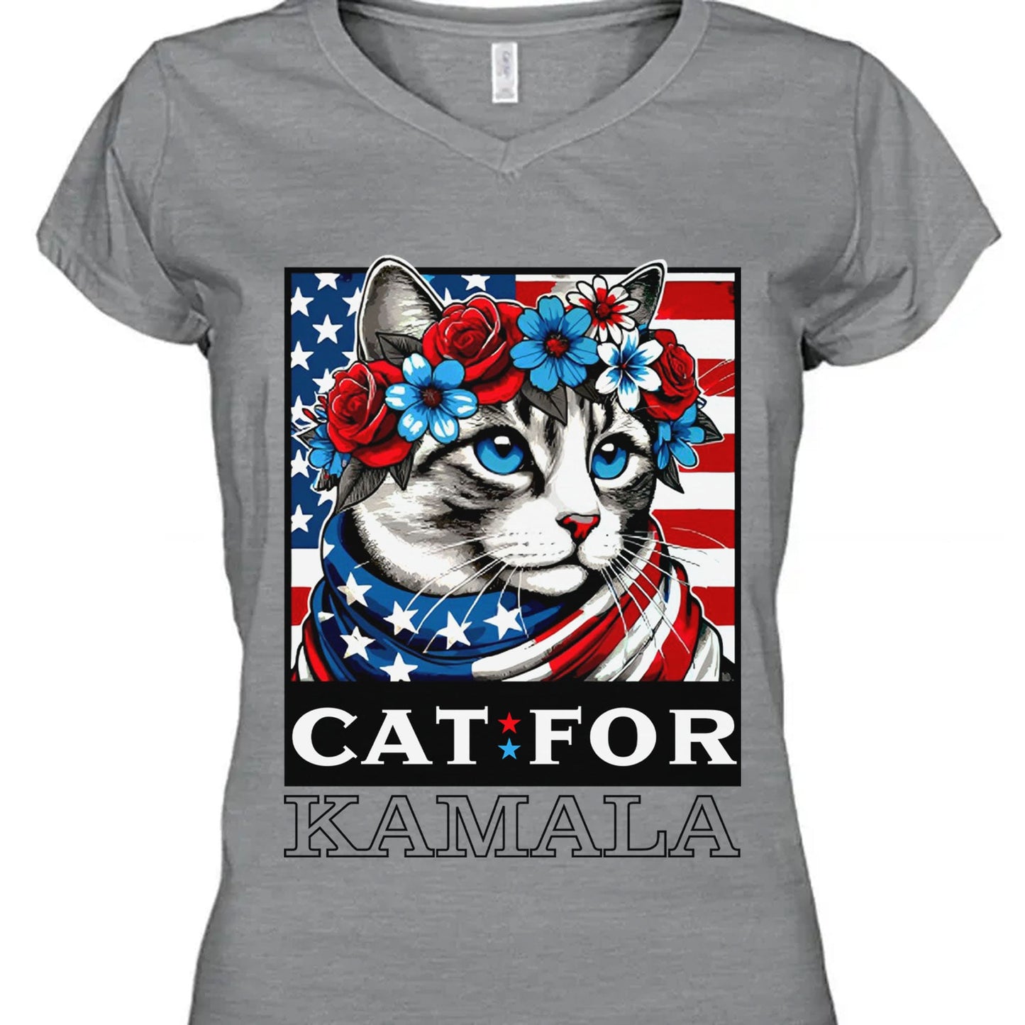 Cats For Kamala Shirt | Kamala Harris 2024 President Shirt | Democrat Shirt Bright T1478 - KH2