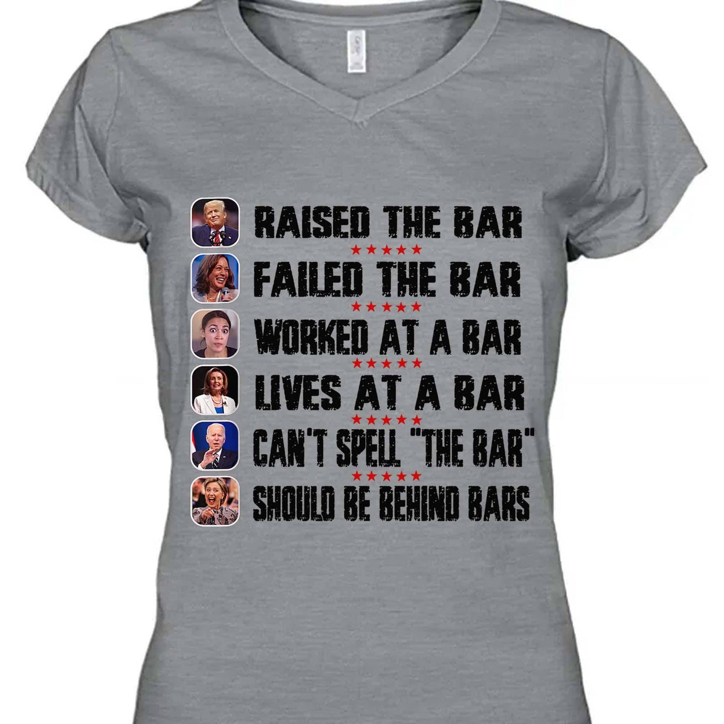 Trump Raised The Bar Harris Failed The Bar T-Shirt | Trump 2024 Shirt | Trump Supporters Shirt Bright T1213 - GOP