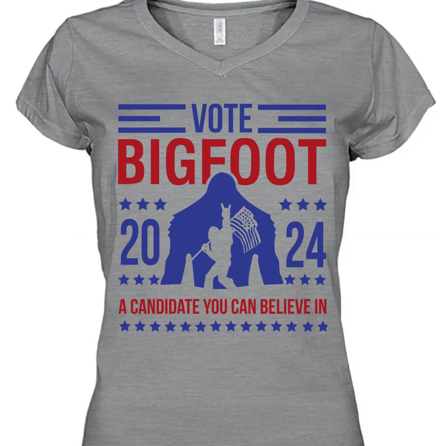 Vote Bigfoot Shirt | Funny Bigfoot for President Shirt | Funny 2024 Election Shirt | Funny Sasquatch Shirt | Bigfoot Lover Shirt | Bigfoot 2024 - T1037 - GOP