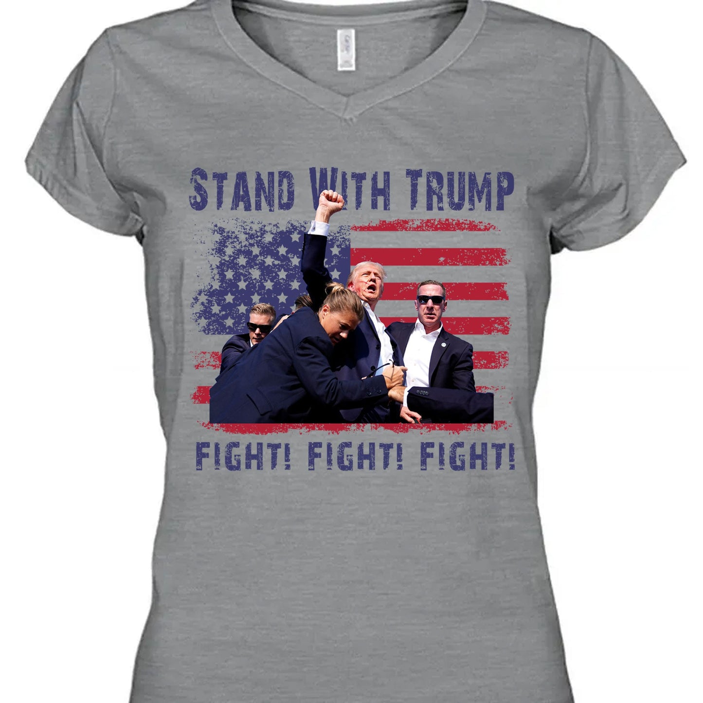 Stand With Trump | Trump Fight Shirt | Donald Trump Shirt Bright T1132 - GOP