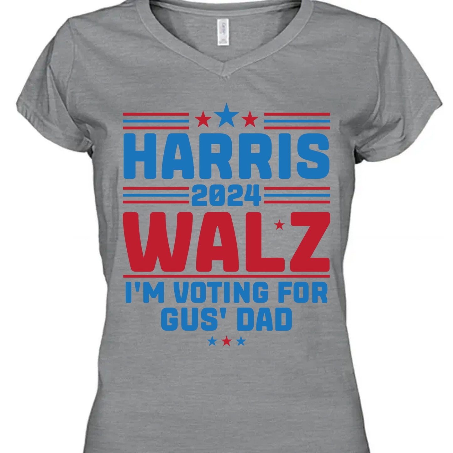 Harris Walz I'm Voting For Gus' Dad Shirt | Kamala Harris 2024 Shirt | Democrat Shirt Bright T1453 - KH2