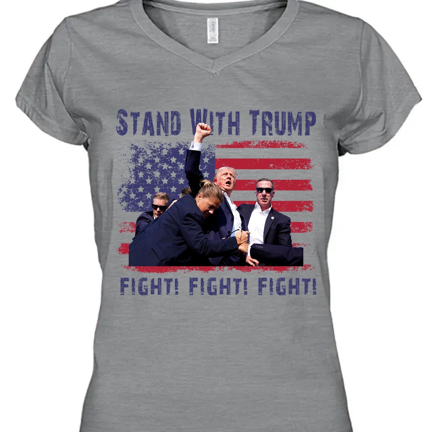 Stand With Trump | Trump Fight 2024 Shirt Pennsylvania Rally | Donald Trump Shirt Bright T1153 - GOP