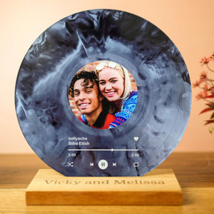 Custom Vinyl Record With Photo | Personalized Song Plaque | Gift For Dad | Anniversary Gift For Him 683931