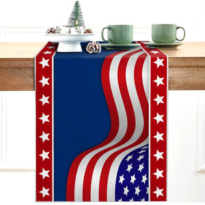250 Years USA Patriotic Table Runner | America 250th Anniversary 1776–2026 Decor | Independence Day Table Decoration 683634