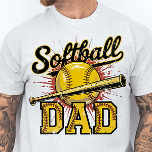 Softball Dad Shirt | Game Day T-Shirt with Softball Dad | Senior Night Shirt, Father’s Day Gift for Coach, Husband 682252