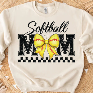 Softball Mom Sweatshirt – Game Day Vibes For Sporty Moms, Softball Mama Tee, Softball Mother's day Gift 682155
