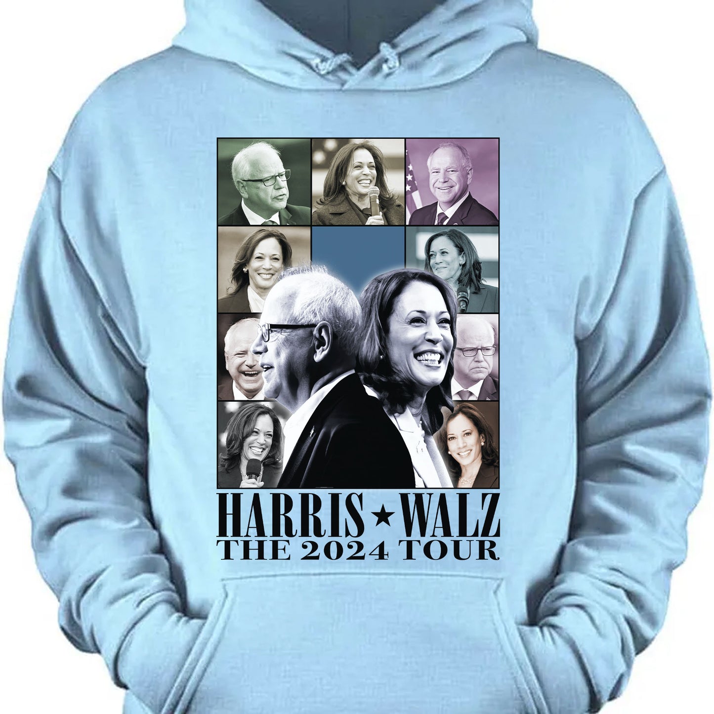 Harris Walz The Eras Tour Shirt | Kamala Harris 2024 Shirt | Tim Walz 2024 Shirt | Democrat Shirt Bright C1462 - KH2