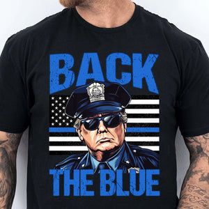 Trump Back The Blue Shirt, Police For Trump Shirt, Trump Cops Shirt, Republican Dark Shirt 681984 - GOP