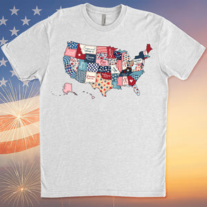 4th Of July Map Update Shirt | USA Patriotic States T-Shirt | US Flag Shirt | Independence Day Tee 682299