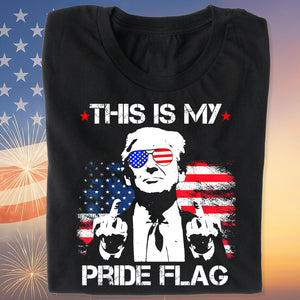 This Is My Pride Flag Trump Shirt | Happy 250th Birthday USA | Patriotic 4th Of July Tee | America 250th Anniversary | Independence Day Shirt 682574