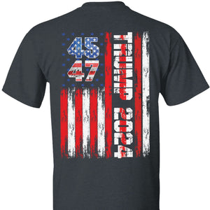 Trump 2024 Shirt | Political Shirt 2024 | Trump Supporters Backside Shirt Dark T1215 - GOP