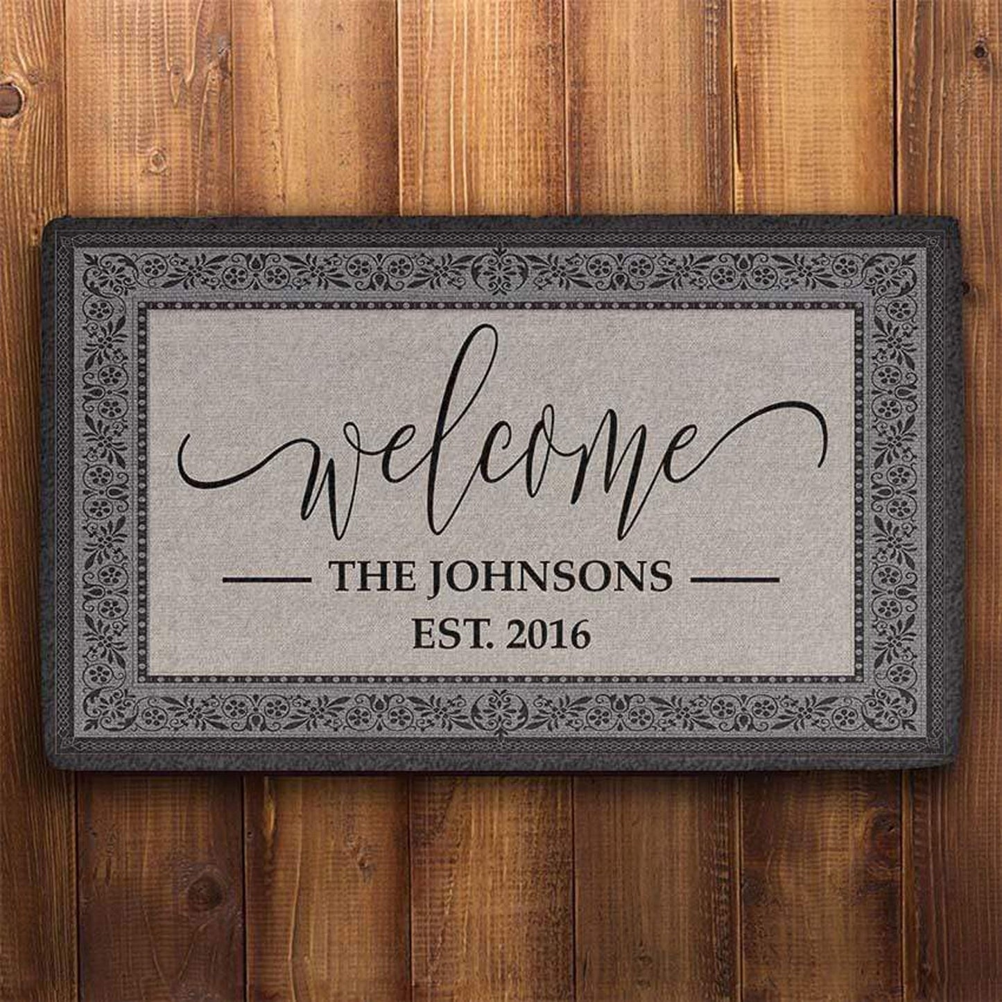 Personalized Family Name Doormat