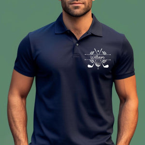 Custom Name Golf Polo Shirt | Personalized Golf Shirt | Golf Team Outfit | Gift For Golf Lovers 683987