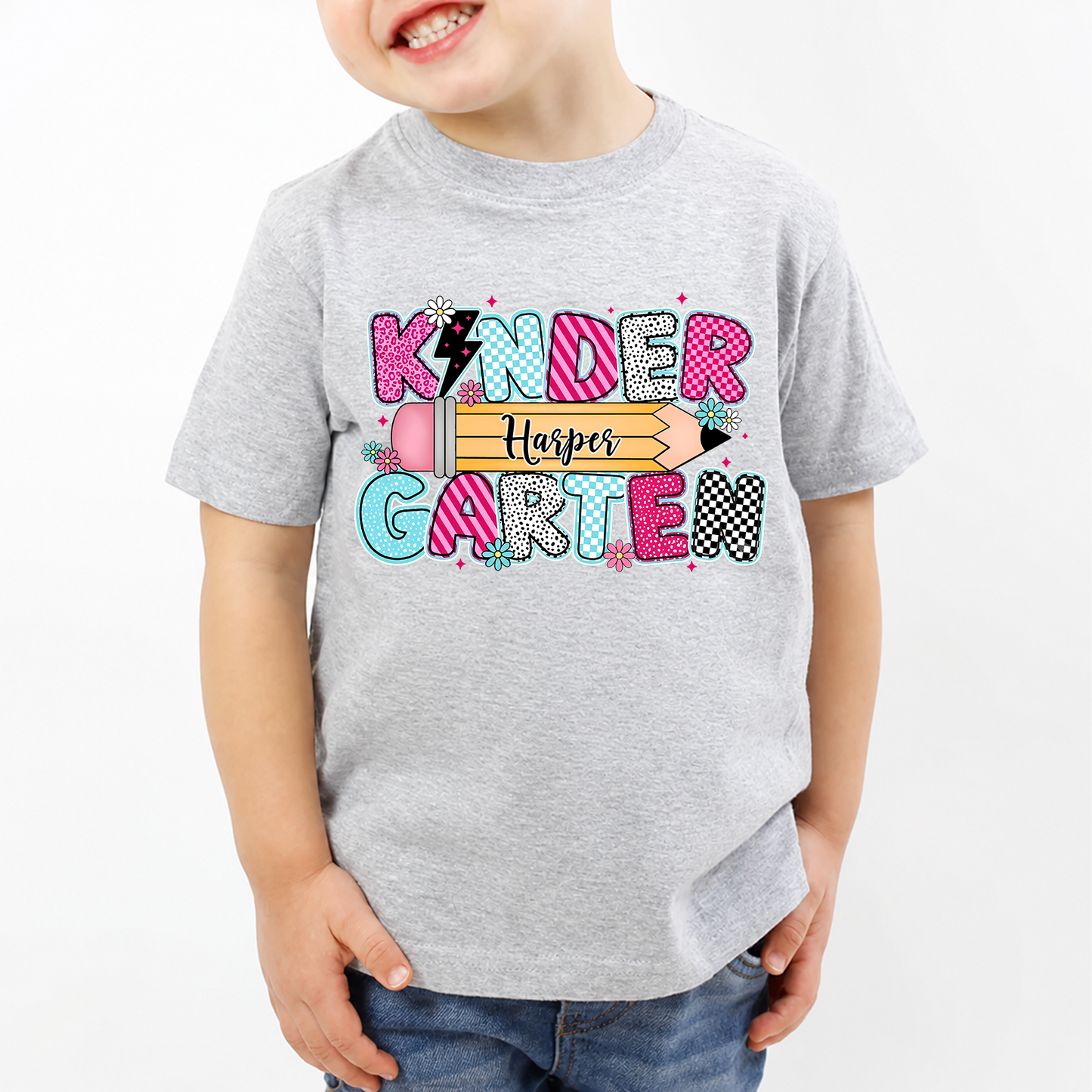 Personalized Kindergarten Kids Shirt, Custom Name Back To School Tee, First Day Of School Shirt 685528