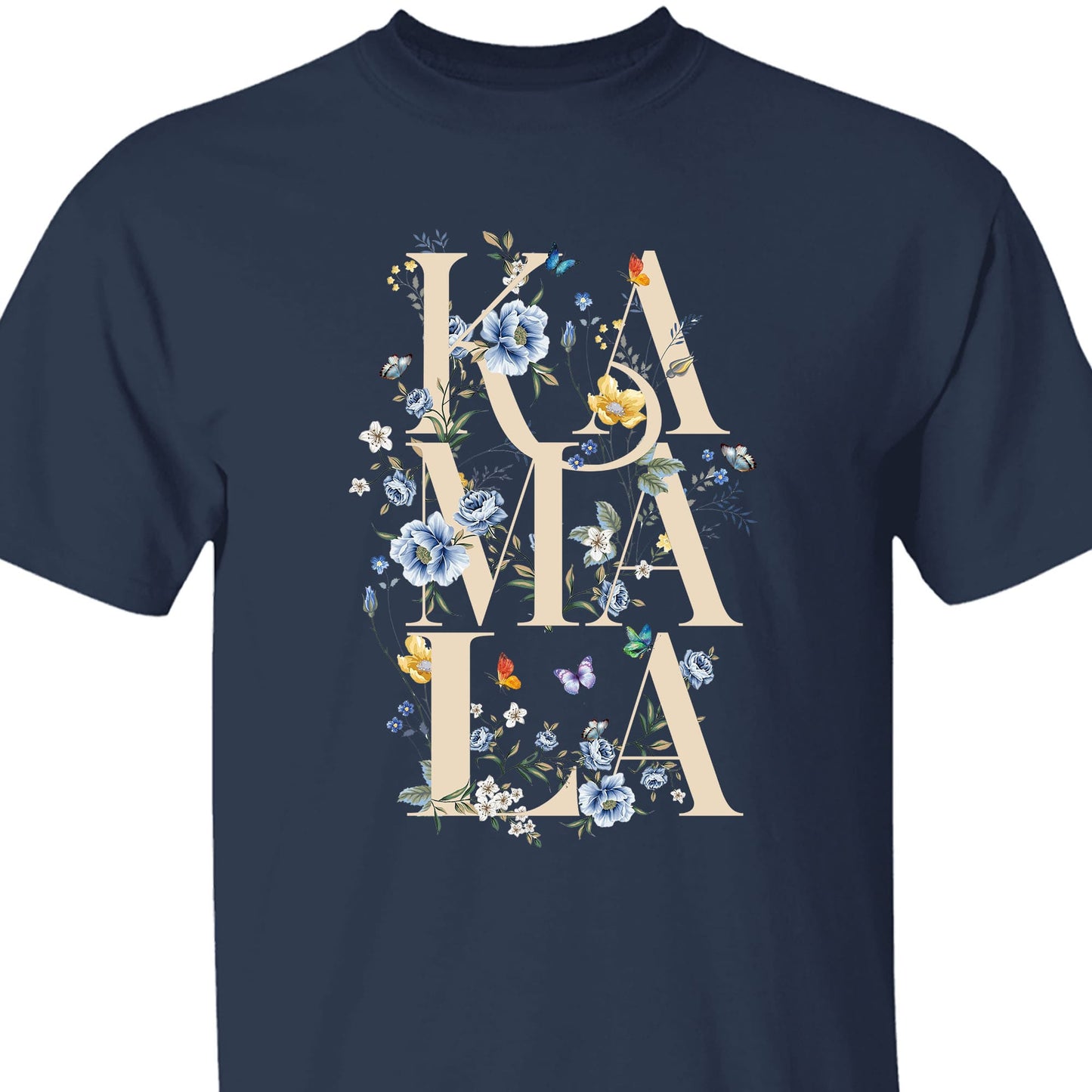 Botanical Kamala Shirt | Artsy Floral Politics Tee | Vote for Kamala | Madam President | Kamala Harris 2024 Shirt K1508 - KH2