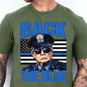 Trump Back The Blue Shirt, Police For Trump Shirt, Trump Cops Shirt, Republican Dark Shirt 681984 - GOP