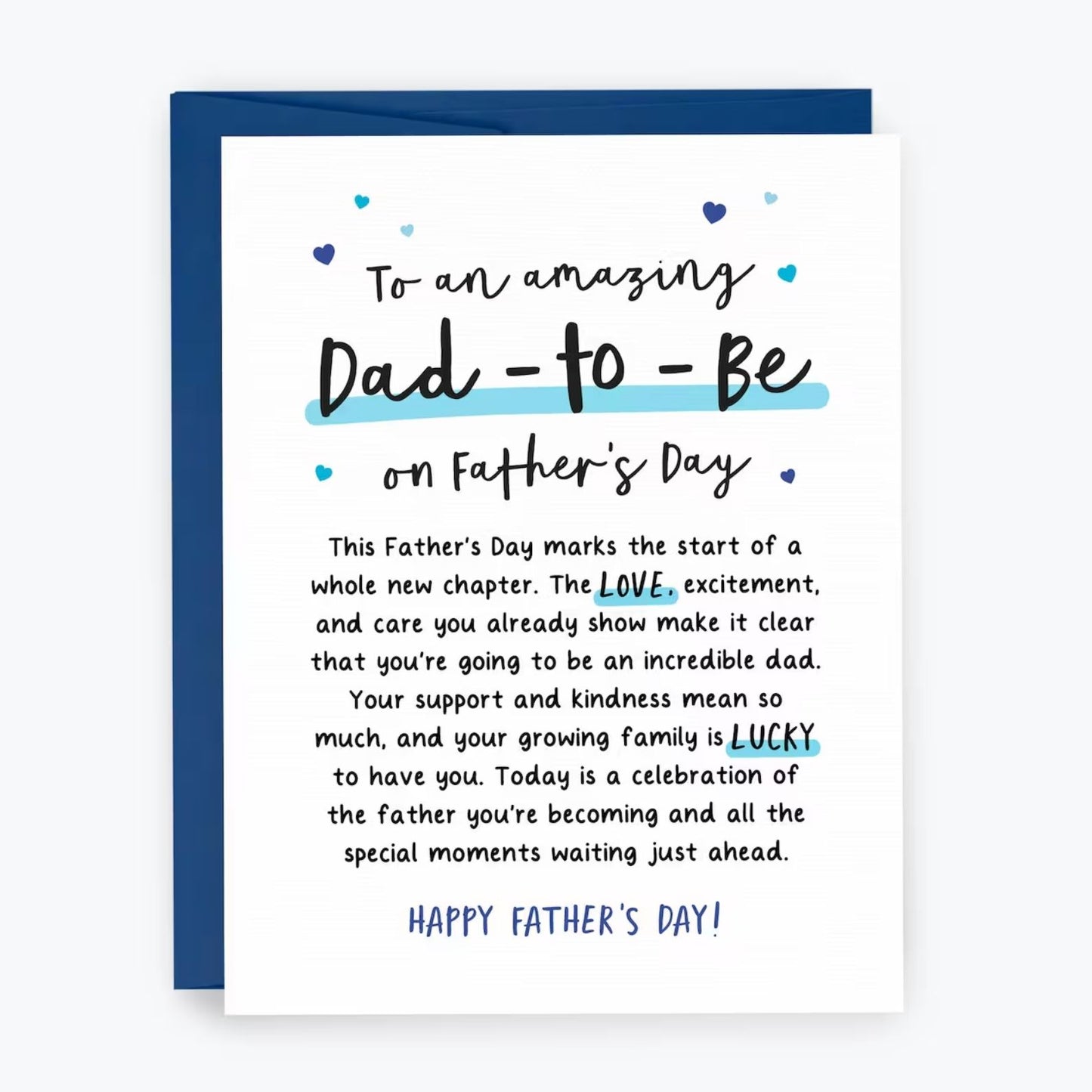 Heartfelt Card for Dad-To-Be