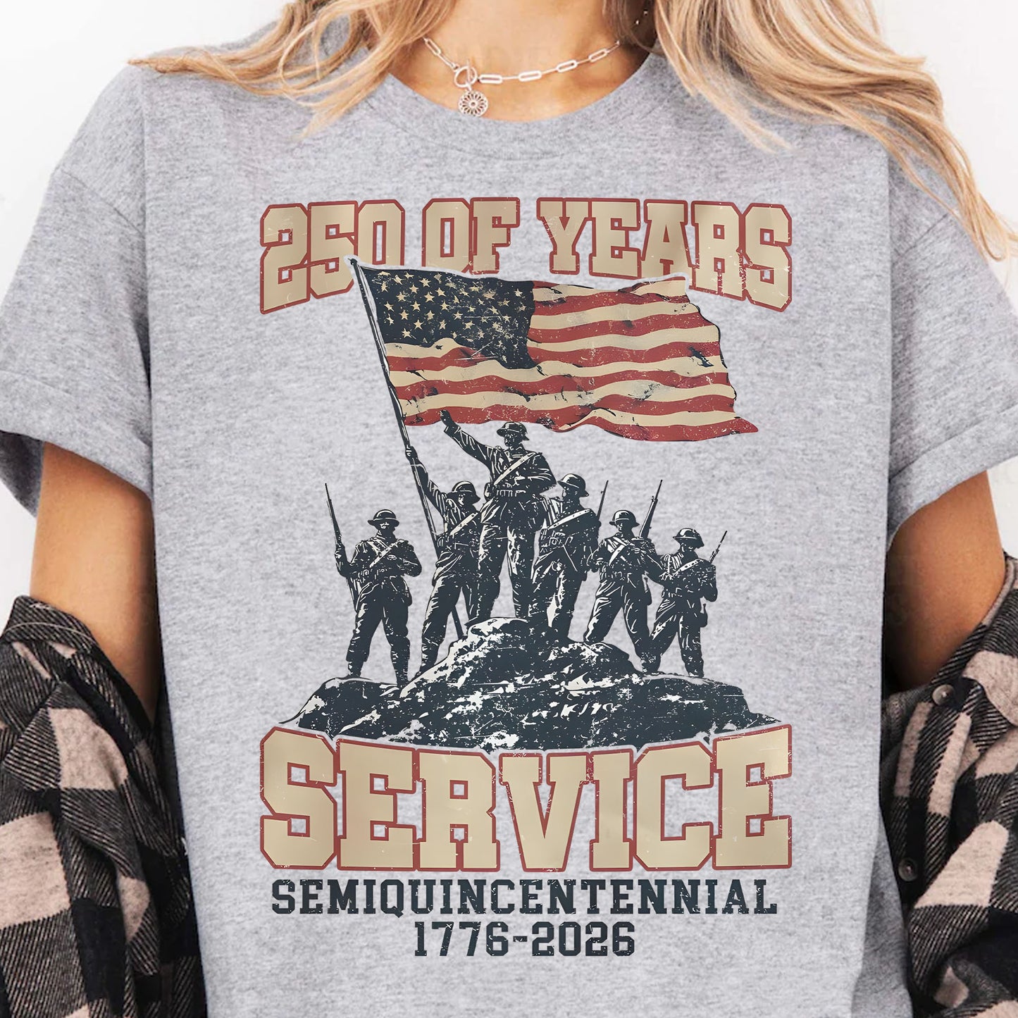 250 Years Of Service Shirt | Happy 250th Birthday USA Shirt | America 250th Anniversary Tee | Independence Day T-Shirt 682562