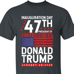Trump 47th President Of United State, Trump Won Shirt Dark M1717 - GOP
