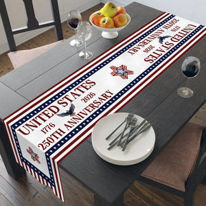250 Year Celebration Table Runner | America 250th Anniversary Patriotic Decor | 1776–2026 Table Decoration 683626