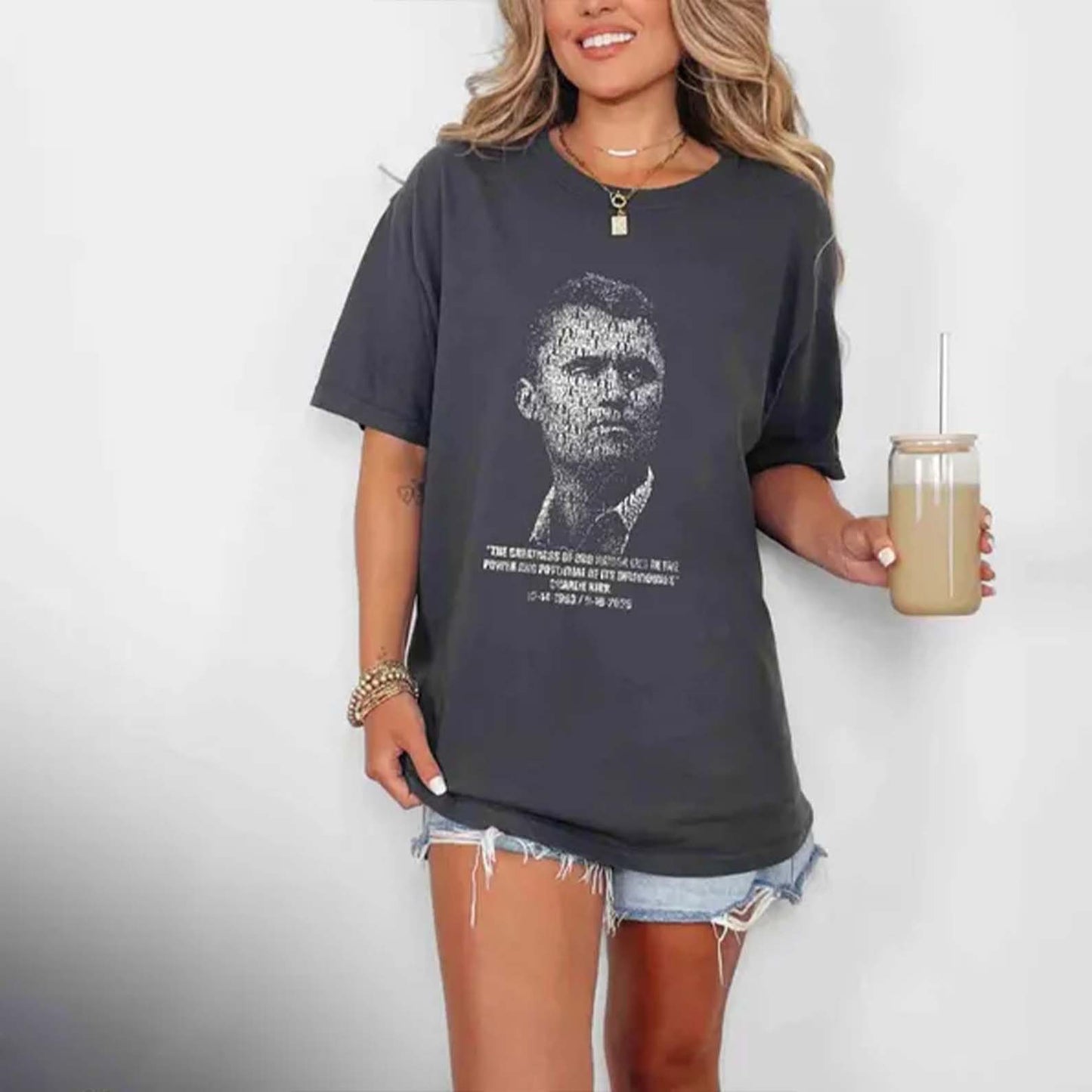 Charlie Kirk Memorial Shirt | RIP Charlie Kirk T-Shirt | A True Patriot Charlie Kirk Tee | America Freedom 682830