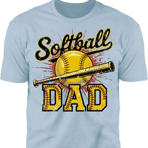 Softball Dad Shirt | Game Day T-Shirt with Softball Dad | Senior Night Shirt, Father’s Day Gift for Coach, Husband 682252