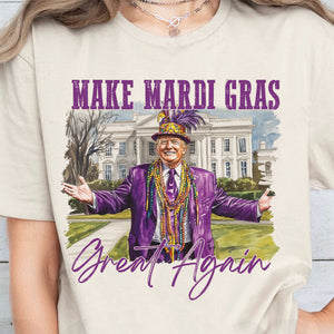 Trump Mardi Gras Shirt, Make Mardi Gras Great Again, Funny Trump Mardi Gras Sweatshirt 682008 - GOP