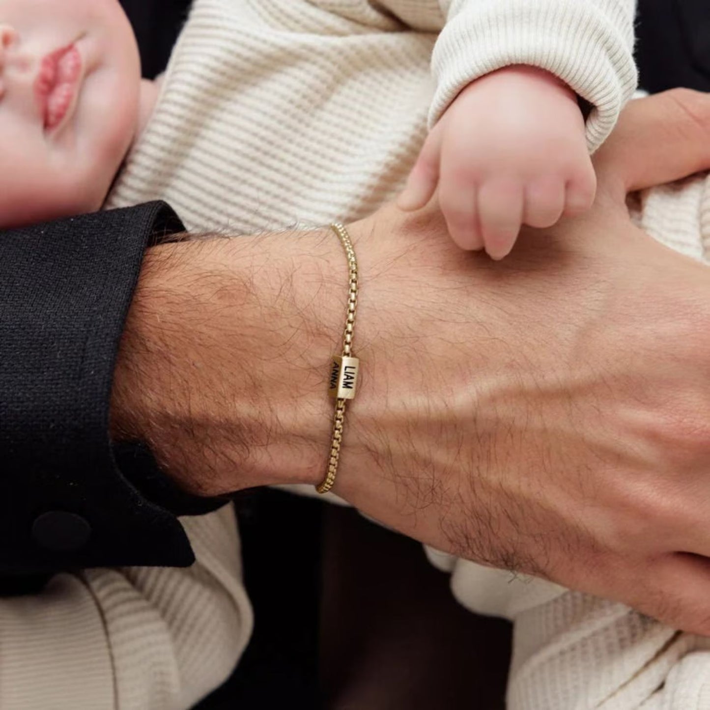 Daddy Bracelet | Personalized Bracelet | Custom Dad Bracelet With Kids Name | Father's Day Gifts 684950