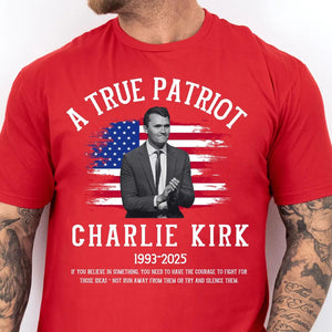 Charlie Kirk Patriot Shirt | Charlie Kirk Red Shirt | We Wear Red Charlie Kirk Birthday October 14 | Red Freedom Shirt 682864