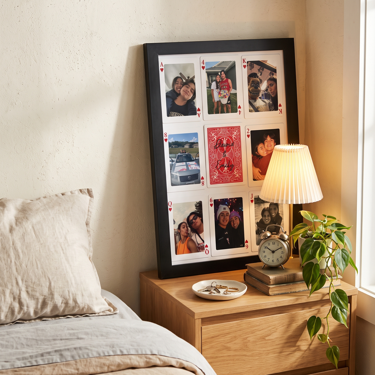 Custom Photo Playing Cards Picture Frame | Personalized Gift For Couple 686626 WFD