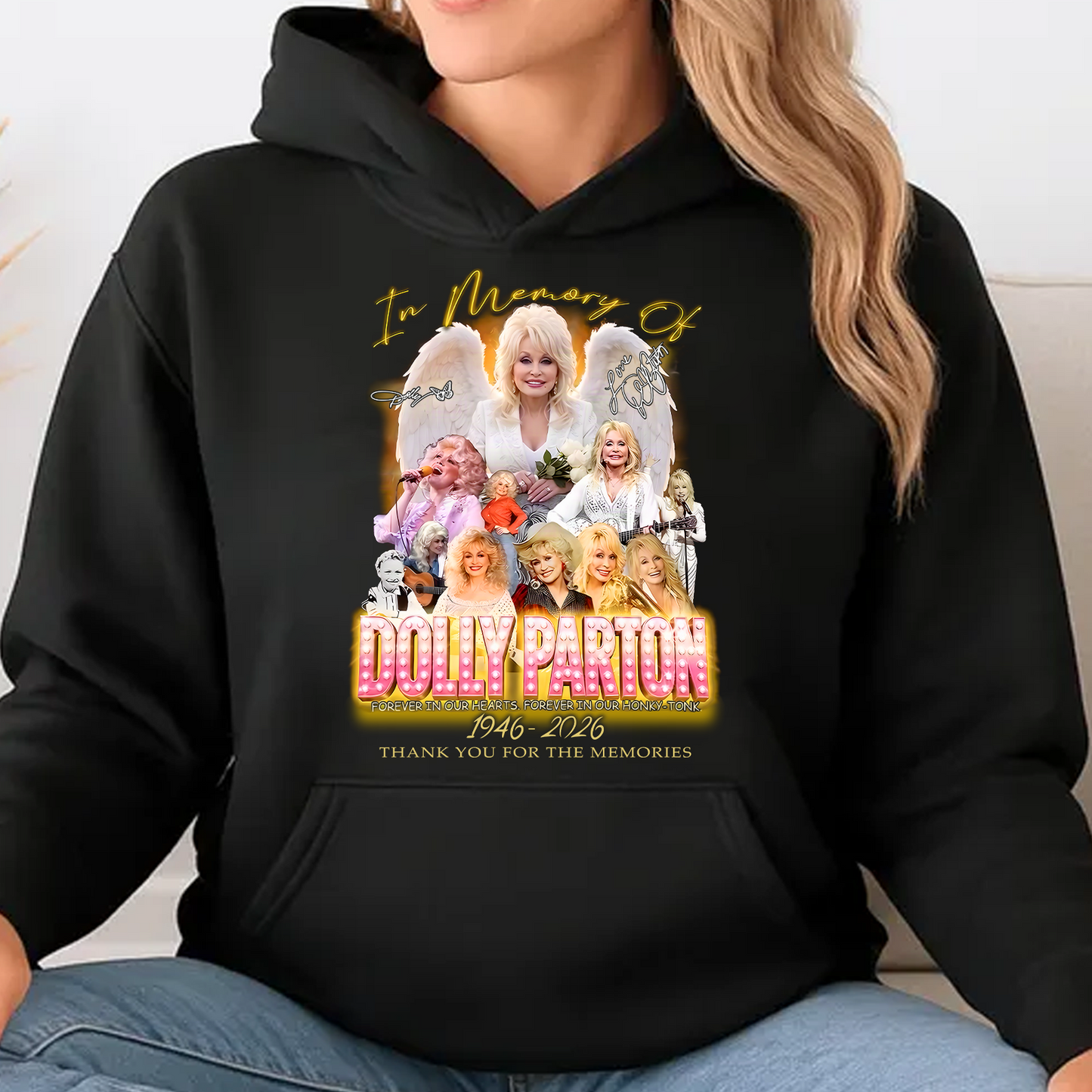 In Memory Of Dolly Parton Memorial Shirt - Retro Country Graphic Tee 686041