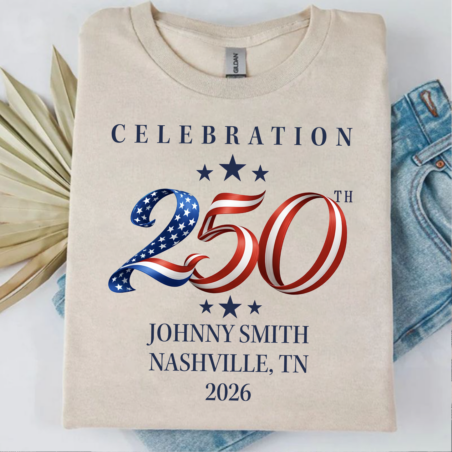 Custom Name 4th Of July Shirt | USA 250th Anniversary Tee | Personalized 250th Semiquincentennial Shirt 685176