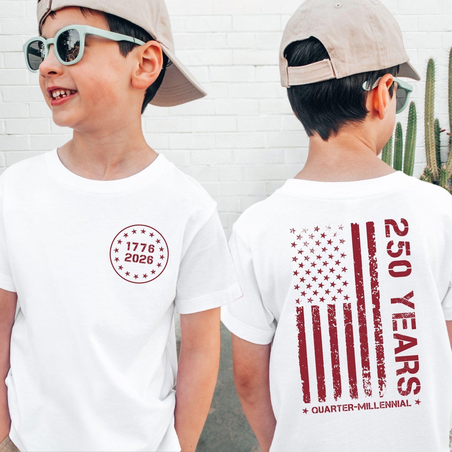 USA 250th Anniversary Kid Shirt, Distressed American Flag Tee, Patriotic 4th Of July Shirt 685231