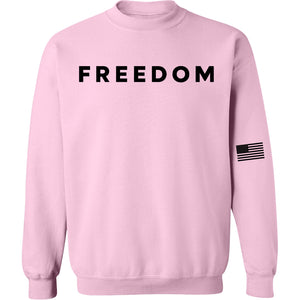 Freedom Charlie Kirk Memorial Sweatshirt | Charlie Kirk Sleeve Left Print Sweatshirt | Patriotic Tribute Sweater 683018