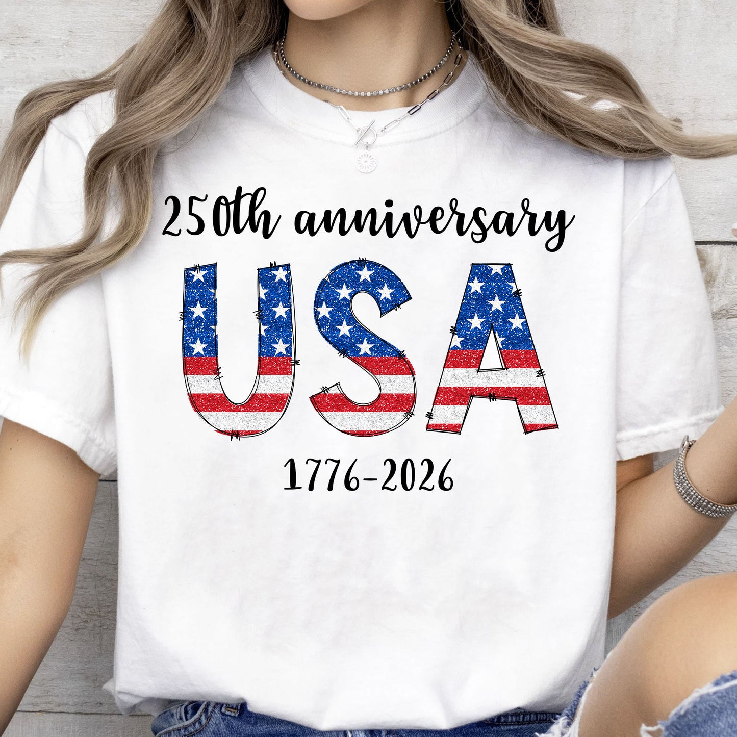 Happy 250 Years Birthday USA Shirt | America Anniversary | 4th of July Shirt | Independence Day Shirt 682482