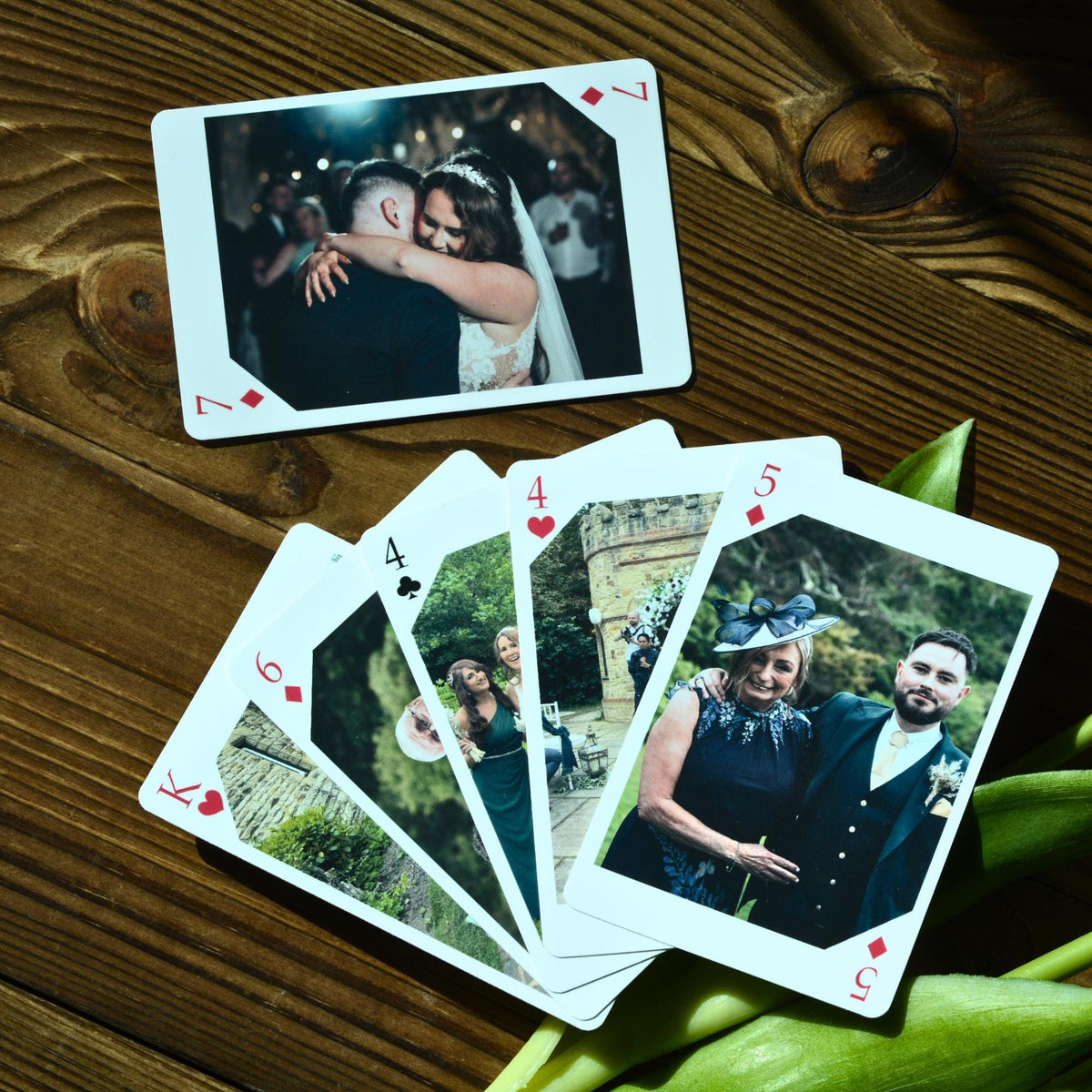 Custom Photo Playing Cards, Personalized Anniversary/Christmas/Birthday Gift 686856 WFD